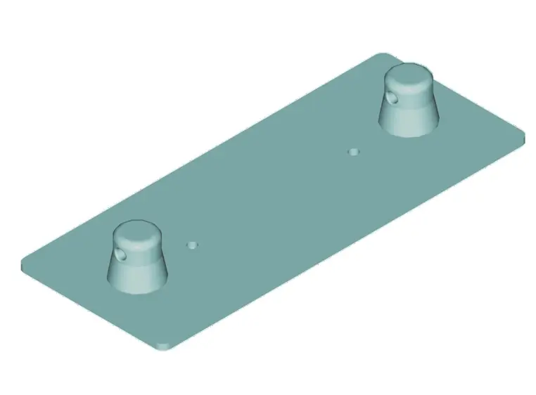 ALUTRUSS DECOLOCK DQ2-WPM wall mounting plate MALE 